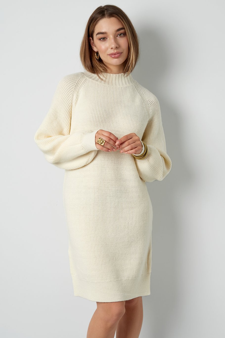 Abito midi Sunday Snuggle - bianco sporco Immagine3
